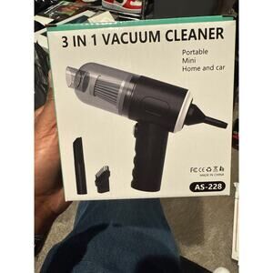 3 In 1 Vacuum Cleaner Portable Mini Home And Car AS-228 USB charged battery